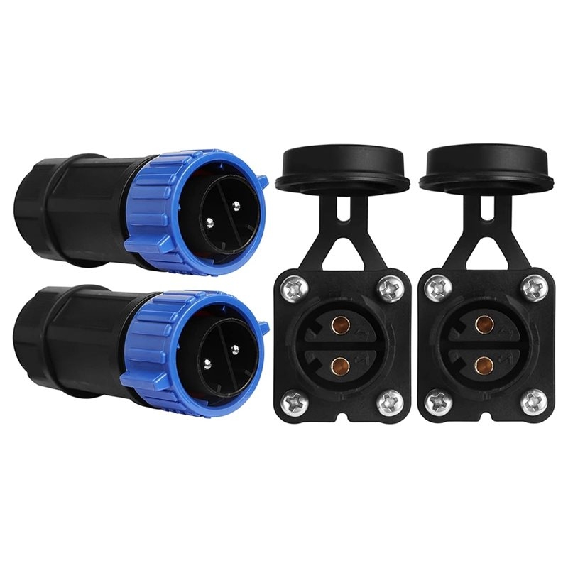 Fishing Boat Trolling Motor - Trolling-Motor-Stecker 2er-Pack 12V/24V 36V/48V für Down-Rigger/Fischereirolle