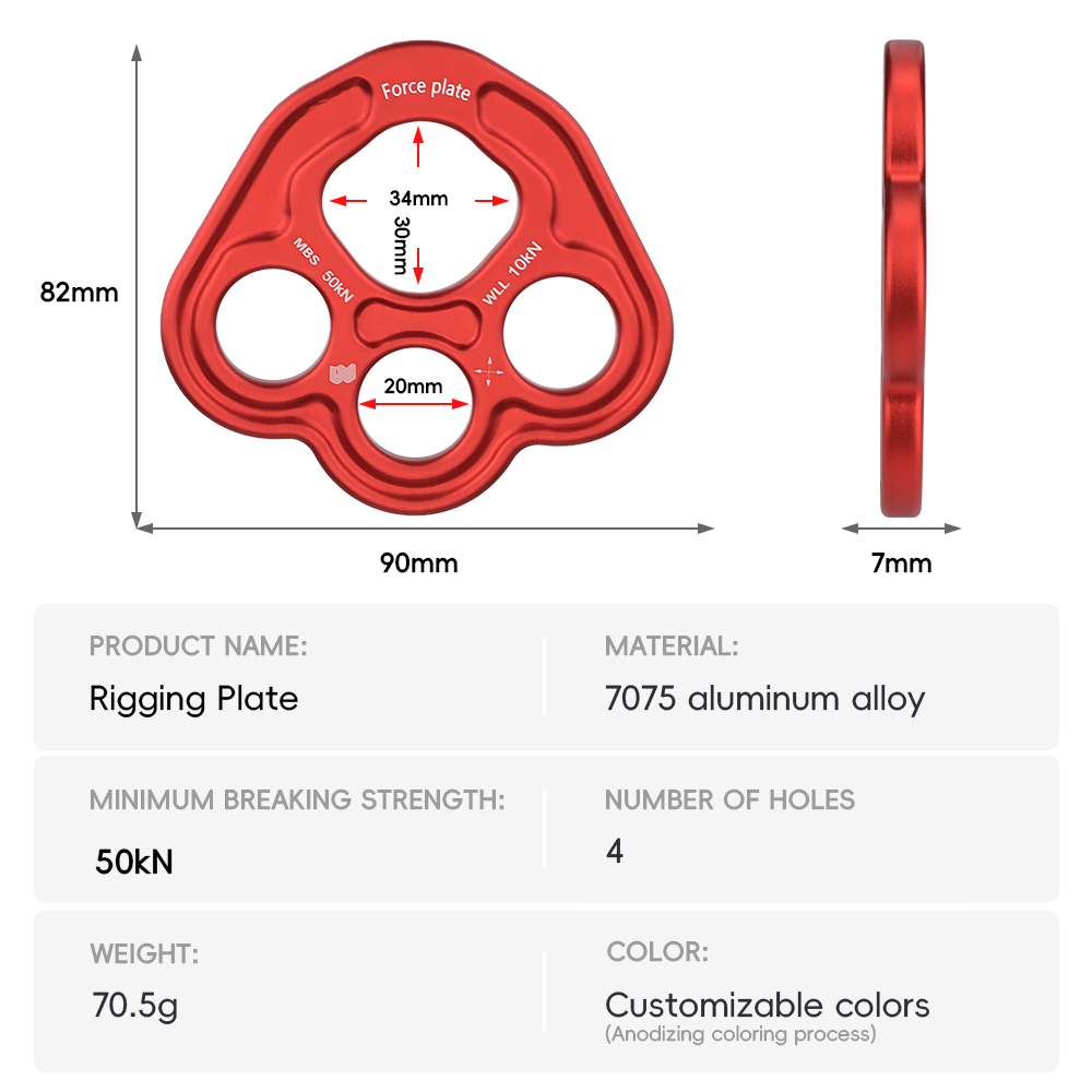 50KN Yoga Force Plate Rigging  – Fishing Boat Aluminum Bewertung und Preis