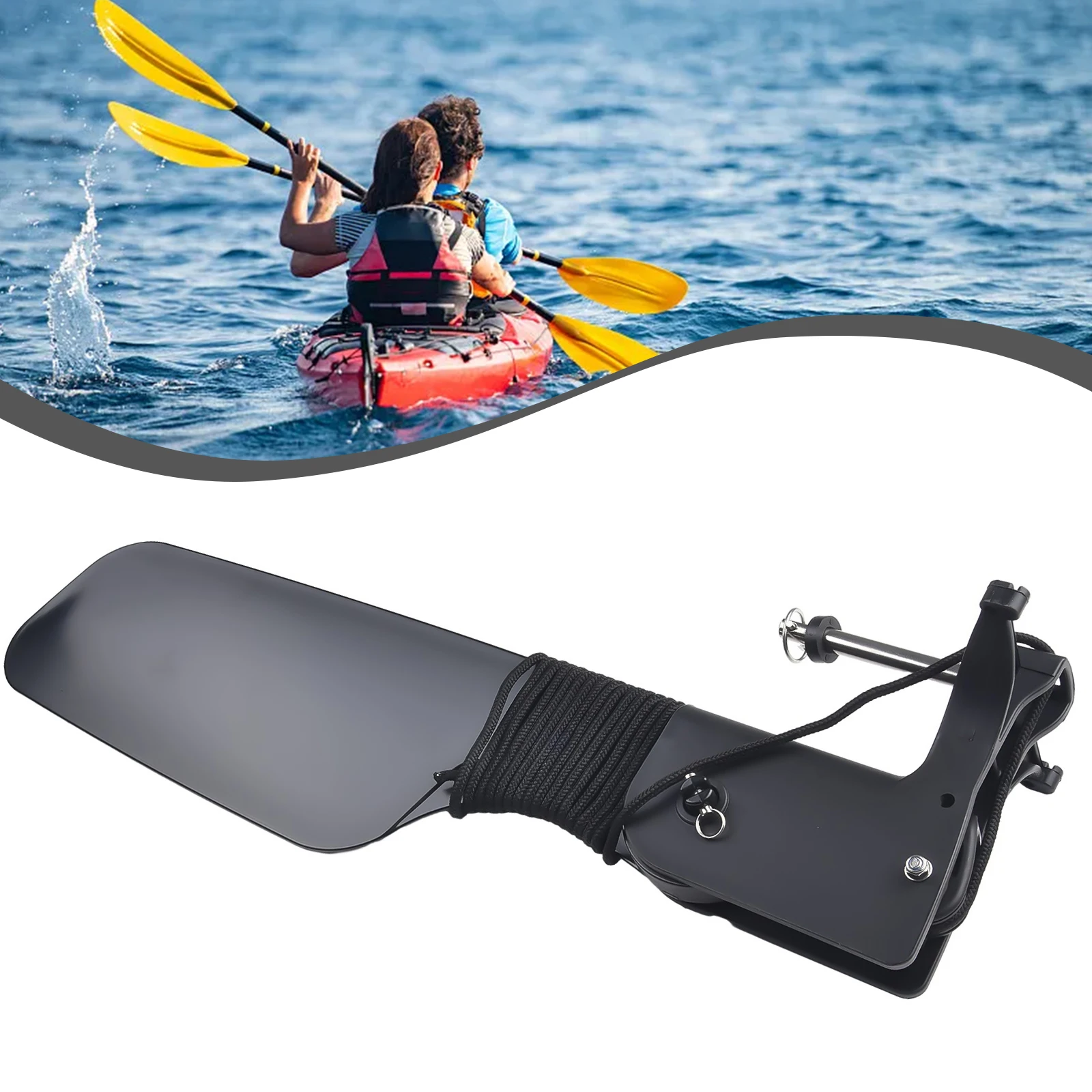 Für Kajak Big Tail Rudder mit  – Fishing Boat Steering Wheel Bewertung und Preis